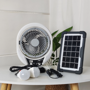 Solar table fan 607-4W2B